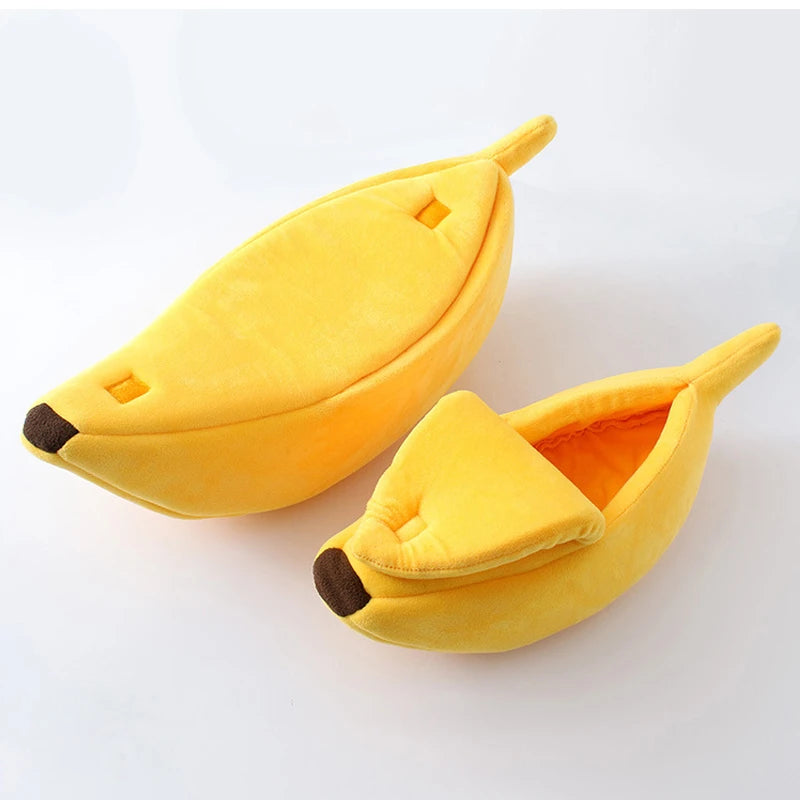 Cozy Banana Cat Bed™
