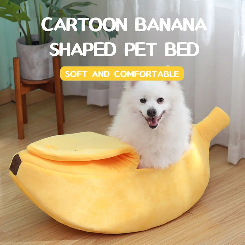 Cozy Banana Cat Bed™